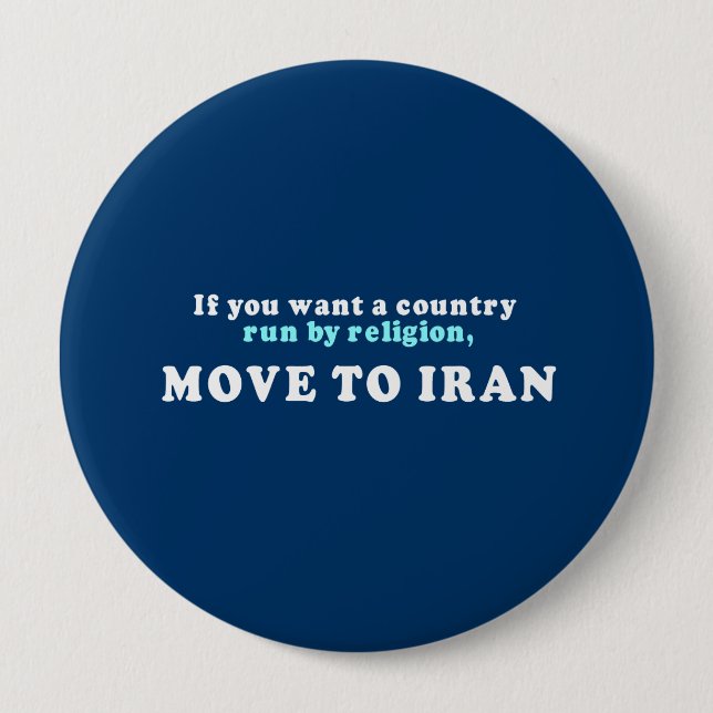 Bóton Redondo 10.16cm Se você quer um país funcionar pelo movimento da (Frente)