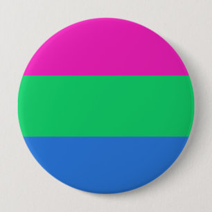 Bóton Redondo 10.16cm Sinalizador do Orgulho Polisexual
