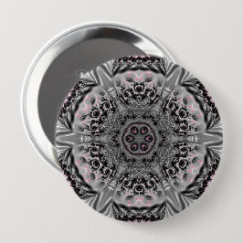 Bóton Redondo 10.16cm The Silver Fractal Garden