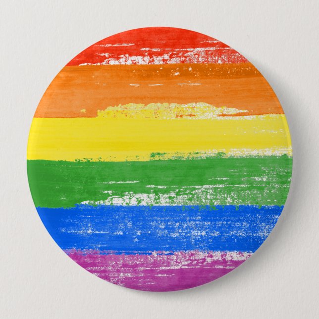 Bóton Redondo 10.16cm Tinta LGBT (Frente)