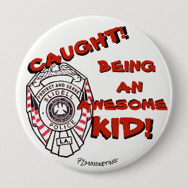 Bóton Redondo 10.16cm Travado! Sendo uma polícia impressionante de