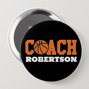 Bóton Redondo 10.16cm Treinador de Basquete