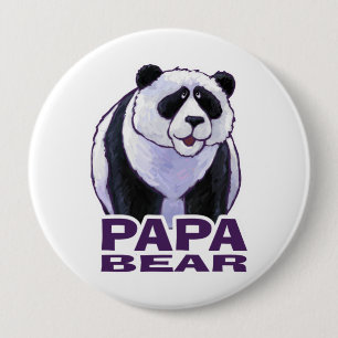 Bóton Redondo 10.16cm Urso do Papa Panda