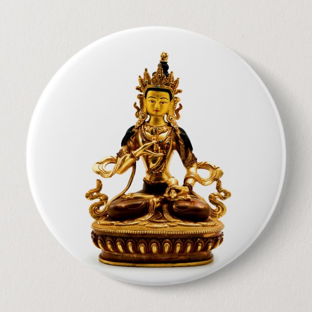 Bóton Redondo 10.16cm Vajrasattva (Frente)