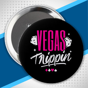 Bóton Redondo 10.16cm Viagem de Vegas Girls - Aniversário de Vegas - Fér