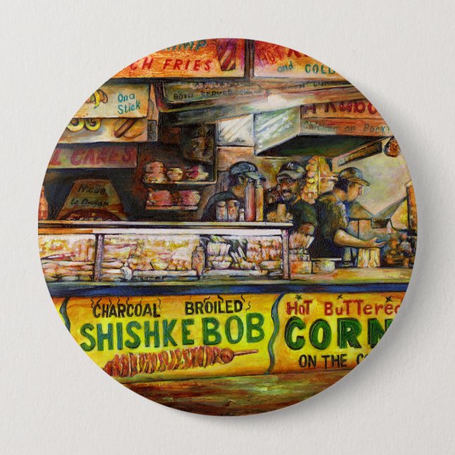 Bóton Redondo 10.16cm Você não pode competir com isso (Frente)