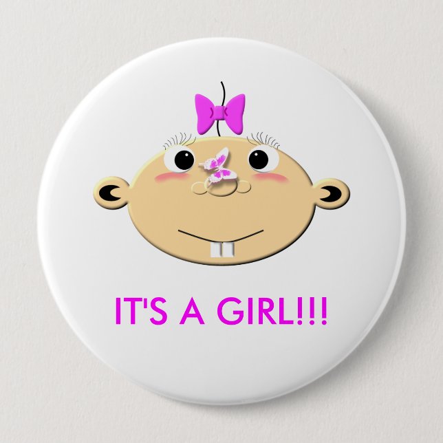 Bóton Redondo 10.16cm WButtterflynose (Frente)