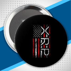 Bóton Redondo 10.16cm XRP Crypto - XRP Cryptocurrency - Indicador Americ