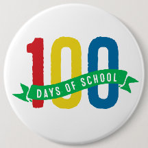 100 dias do botão da escola