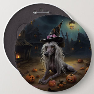Bóton Redondo 15.24cm Abóboras Crestadas Chinesas Halloween Assustador