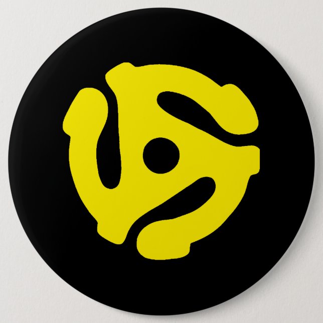 Bóton Redondo 15.24cm Adaptador gravado 45 (Frente)