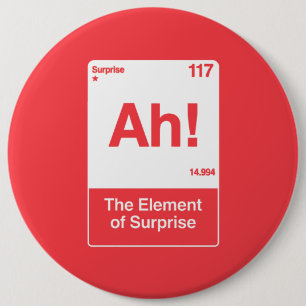 Bóton Redondo 15.24cm Ah O Elemento Surpresa - Química Divertida