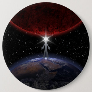 Bóton Redondo 15.24cm Alienígena Entre Os Planetas
