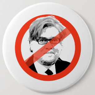 Bóton Redondo 15.24cm Anti-Bannon - Anti Steve Bannon