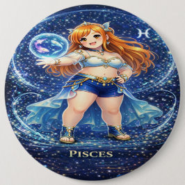 Bóton Redondo 15.24cm Arquivo Galáxia: Pisces Dreamweaver