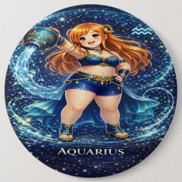 Bóton Redondo 15.24cm Arquivo Galáxia: Portador Beta de Aquário