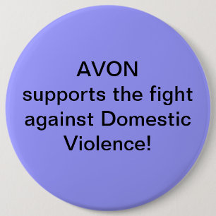 Bóton Redondo 15.24cm Avon apoia a luta contra a violência doméstica