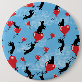 Bóton Redondo 15.24cm Balões vermelhos voadores