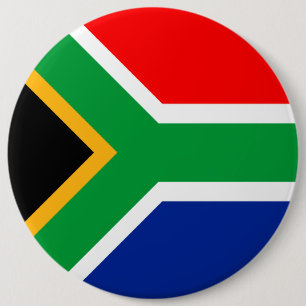 Bóton Redondo 15.24cm Bandeira da África do Sul