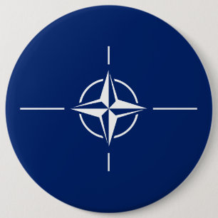 Bóton Redondo 15.24cm Bandeira da OTAN