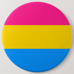 Bóton Redondo 15.24cm Bandeira Pansexual