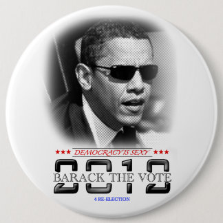 Bóton Redondo 15.24cm Barack Obama