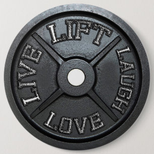 Bóton Redondo 15.24cm Barbell Plate - Levante, Viva, Amor, Ria