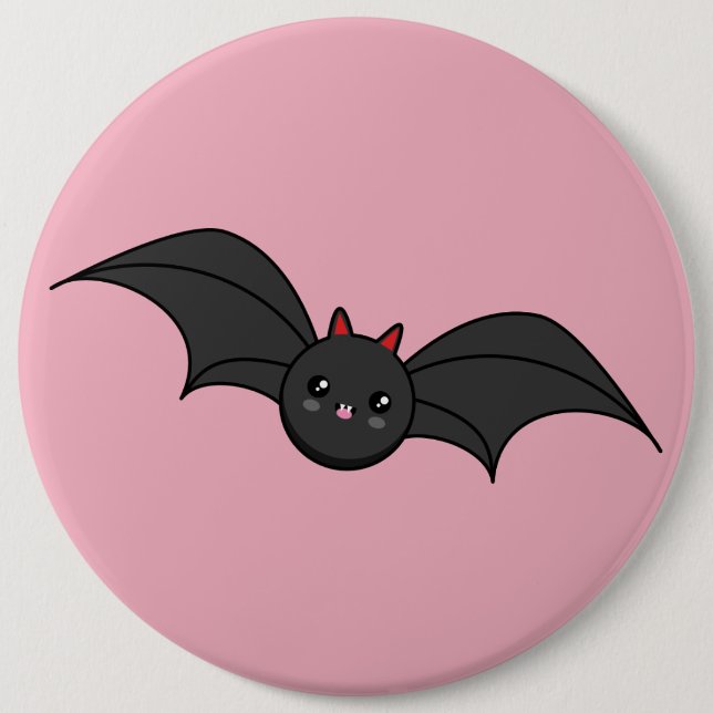 Bóton Redondo 15.24cm Bat Bonito (Frente)