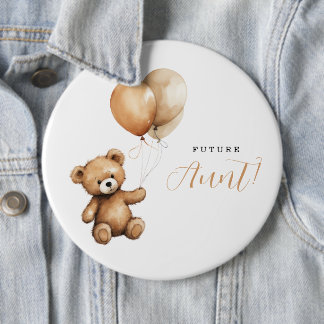 Bóton Redondo 15.24cm Bebê balões de urso de pelúcia Chuvinha de bebê Ne