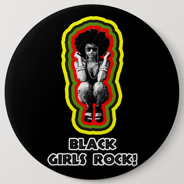Bóton Redondo 15.24cm Black Girls Rock! (Frente)