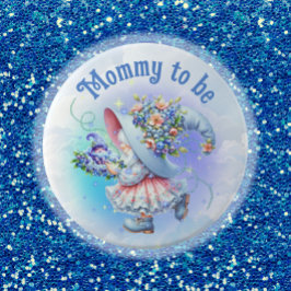 Bóton Redondo 15.24cm Blueberry deseja o botão Gnome Kisses Bash