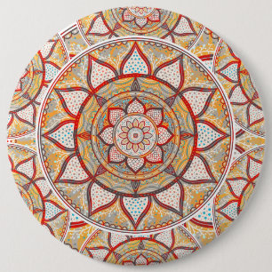 Bóton Redondo 15.24cm Bohemian Mandala