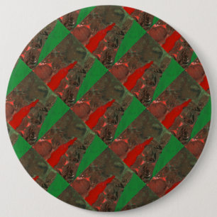 Bóton Redondo 15.24cm Botão Abstrato de Arte "Torre nº 2"