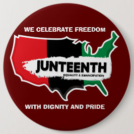 Bóton Redondo 15.24cm Botão Adicionar Nome Editar Texto USA Mapa Junteti