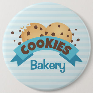 Bóton Redondo 15.24cm Botão da padaria de cookies