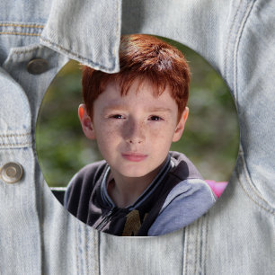 BÓTON REDONDO 15.24CM BOTÃO DE FOTO PERSONALIZADO GRANDES PARA GRANDMA