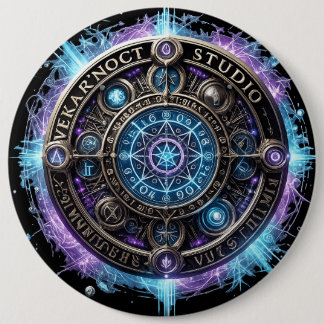 Bóton Redondo 15.24cm Botão de Logotipo Mágico Arcana