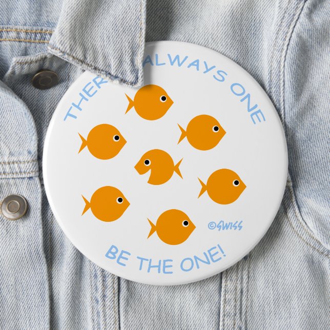 Bóton Redondo 15.24cm Botão de Motivação do Professor 6 Inch Diâmetro (In Situ)