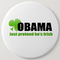 Botão de Obama do irlandês