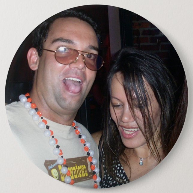 Bóton Redondo 15.24cm Botão dos JRS (Frente)