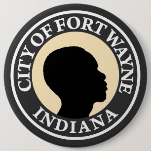 Bóton Redondo 15.24cm Botão 'Família Quebrada' Fort Wayne