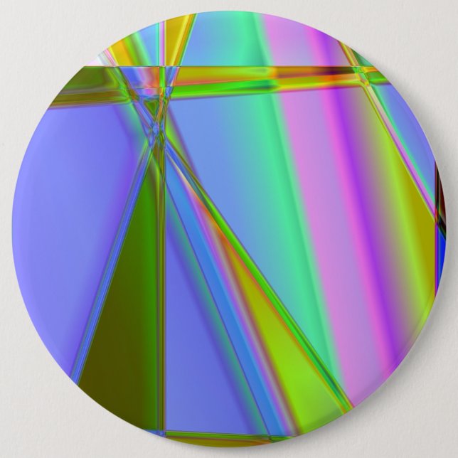 Bóton Redondo 15.24cm Botão Fractals (Frente)