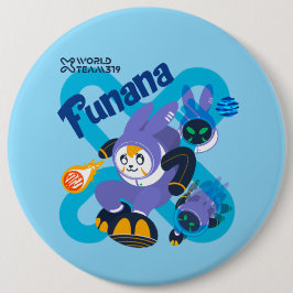 Bóton Redondo 15.24cm Botão Funana