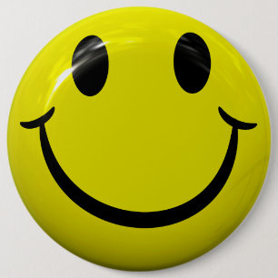 Bóton Redondo 15.24cm Botão Grande Rosto