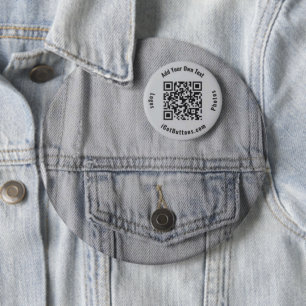 Bóton Redondo 15.24cm Botão Huge de 6 Polegadas Personalizado