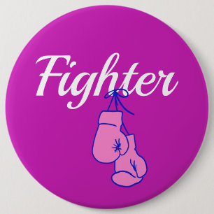 Bóton Redondo 15.24cm Botão Luvas de Boxing do Comportamento do Cancer d