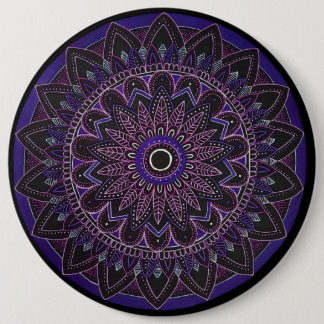 Bóton Redondo 15.24cm botão mandala