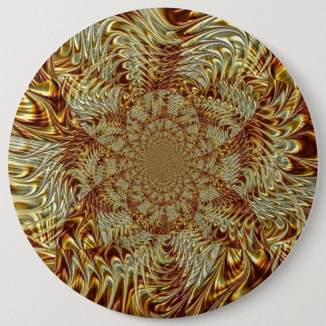 Bóton Redondo 15.24cm Botão Redondo, Colossal, 6 Polegadas (Frente)