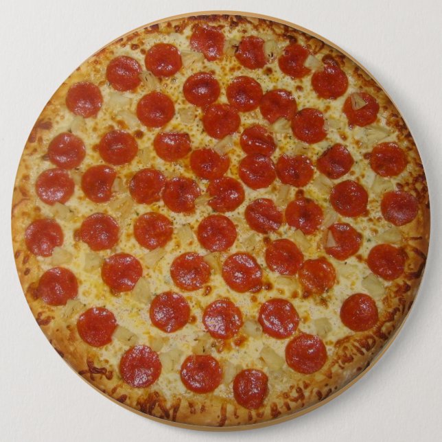 BÓTON REDONDO 15.24CM BOTÕES DA PIZZA - TODOS OS TAMANHOS DO DOM (Frente)