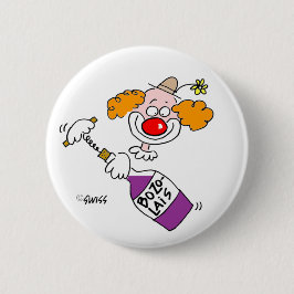 Bóton Redondo 15.24cm Botões de Favor do Provando de Vinho Engraçado